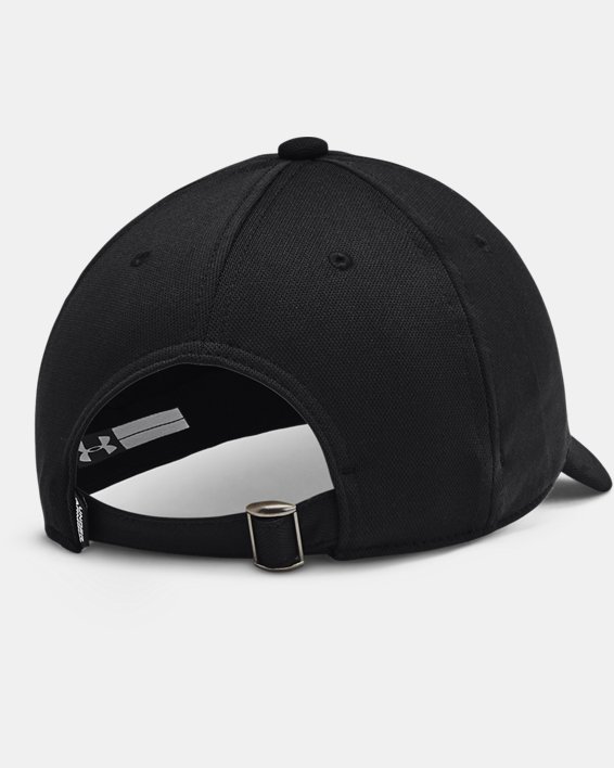 หมวก UA Blitzing Adjustable สำหรับเด็กผู้ชาย, Black, pdpMainDesktop image number 1